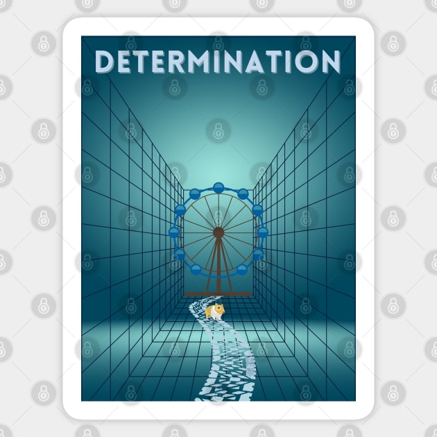 HAMSTER - DETERMINATION Sticker by SEIKA by FP